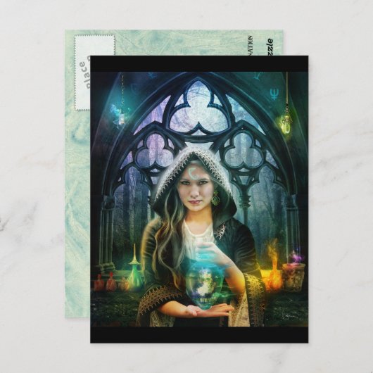 Die alchemistische Postkarte (Vorne/Hinten)