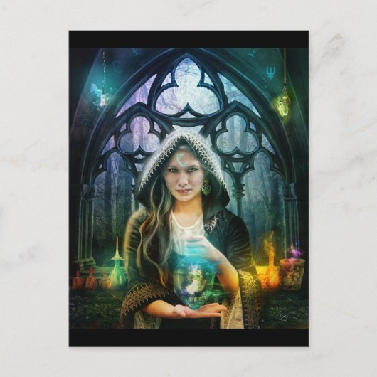 Die alchemistische Postkarte (Vorderseite)