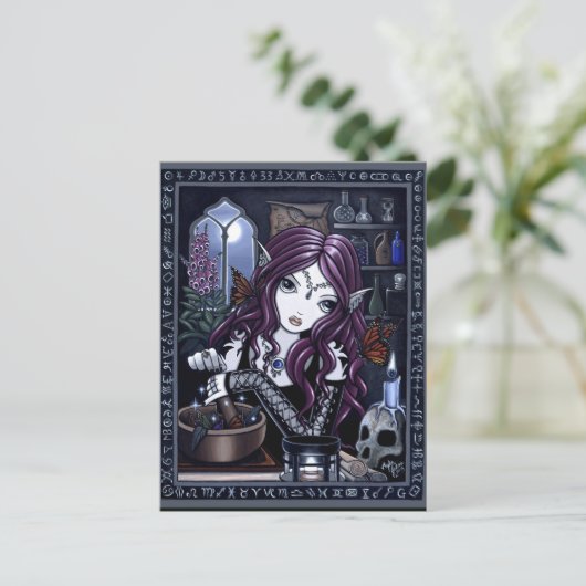 Die alchemistische Postkarte (Stehend Vorderseite)