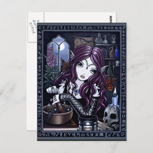 Die alchemistische Postkarte (Vorne/Hinten)