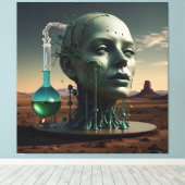 Die Alchimie der menschlichen Evolution Leinwanddruck (Insitu (Holzboden))