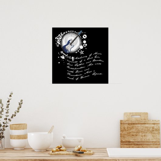 Die Alchimie der Musik Poster (Küche)