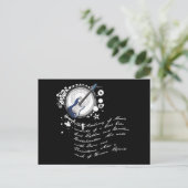 Die Alchimie der Musik Postkarte (Stehend Vorderseite)