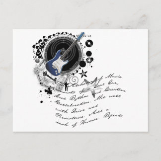 Die Alchimie der Musik Postkarte