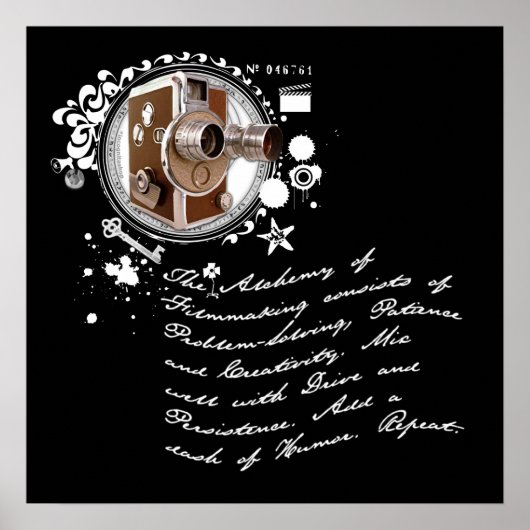 Die Alchimie des Filmemachens Poster (Vorne)
