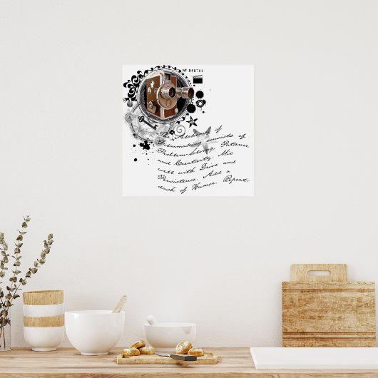 Die Alchimie des Filmemachens Poster (Küche)