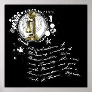 Die Alchimie des Produzierens Poster