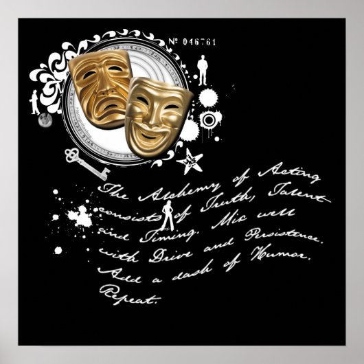 Die Alchimie des Schauspiels Poster (Vorne)