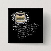 Die Alchimie des Schreibens Button (Vorderseite)