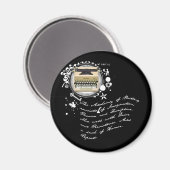 Die Alchimie des Schreibens Magnet (Vorderseite/Rückseite)