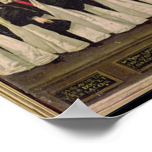 Die Aldermen von 1644-45 Poster (Ecke)