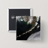 Die Aleutischen Inseln und die Halbinsel Alaska Button (Vorne & Hinten)