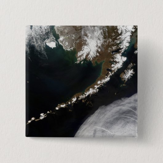 Die Aleutischen Inseln und die Halbinsel Alaska Button (Vorderseite)