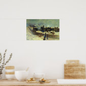 Die Alexander-Batterie attackiert die Poster (Küche)