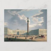 Die Alexander-Säule und das Armeehauptquartier Postkarte (Vorderseite)