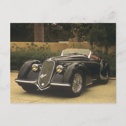 Die Alfa Romeo 8C 2900B ist eine sehr seltene und  Postkarte (Vorderseite)