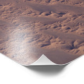 Die algerische Wüste Fotodruck (Ecke)