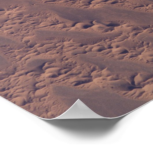 Die algerische Wüste Poster (Ecke)