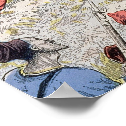 Die algerischen Flöhe der französischen Armee Poster (Ecke)