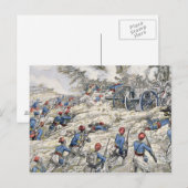 Die algerischen Flöhe der französischen Armee Postkarte (Vorne/Hinten)
