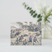 Die algerischen Flöhe der französischen Armee Postkarte (Stehend Vorderseite)