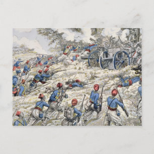 Die algerischen Flöhe der französischen Armee Postkarte