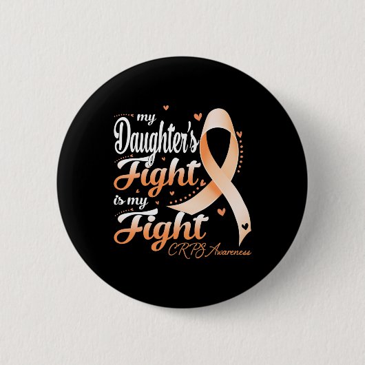 Die Algodystrophie meiner Tochter ist mein Kampf Button (Vorderseite)