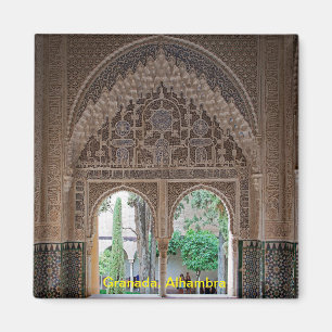 Die Alhambra. Geschmacksmusterteil Magnet