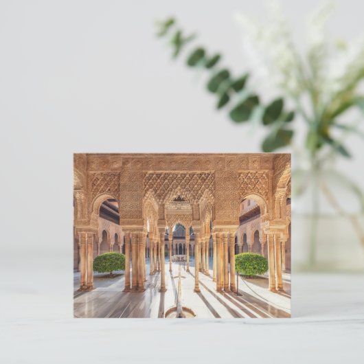 Die Alhambra in Granada Postkarte (Stehend Vorderseite)