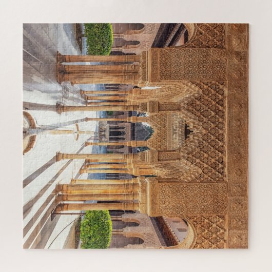 Die Alhambra in Granada Puzzle (Horizontal)