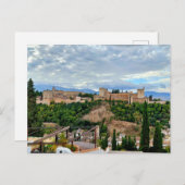 Die Alhambra von Granada Postkarte (Vorne/Hinten)