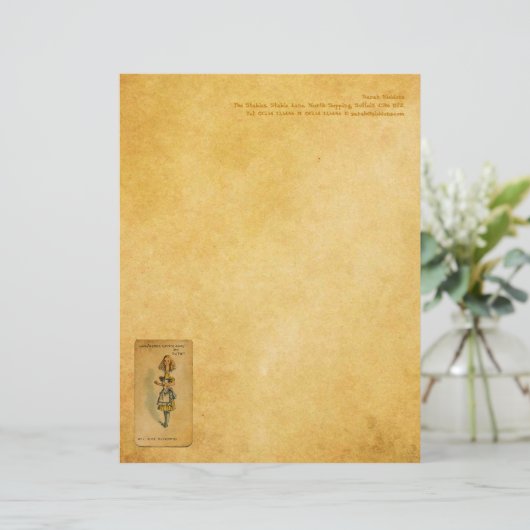 Die Alice-Sammlung: Alice-Ineinanderschieben Briefkopf (Stehend Vorderseite)