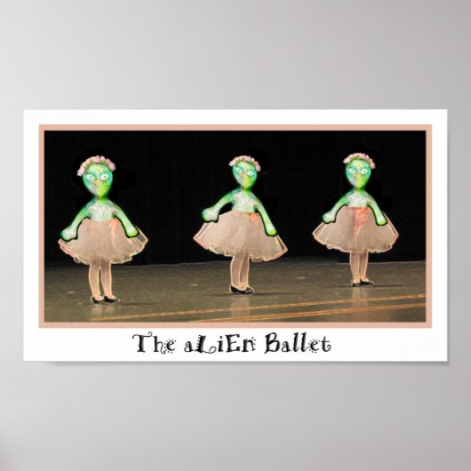 Die Alien Ballett! Poster (Vorne)