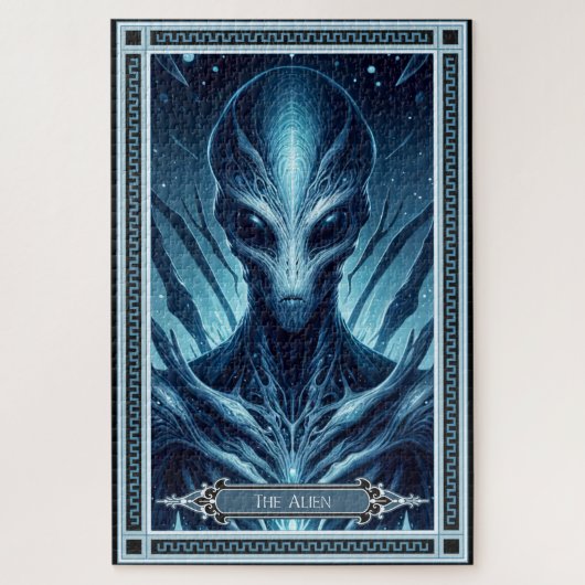 Die Alien-Tarot-Karte Puzzle (Vertikal)