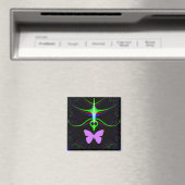 Die Alien trifft den Schmetterling.... Magnet (In Situ (Geschirrspüler))