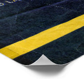 Die alkoholische Blues Poster (Ecke)