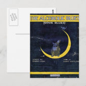 Die alkoholischen Blues Postkarte (Vorne/Hinten)