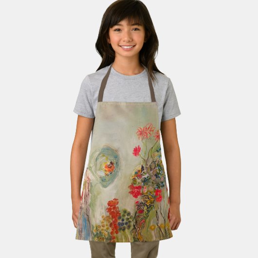Die All-over-Print-Schürze des Kindes, Mittel Schürze (Insitu)