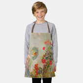 Die All-over-Print-Schürze des Kindes, Mittel Schürze (Getragen)