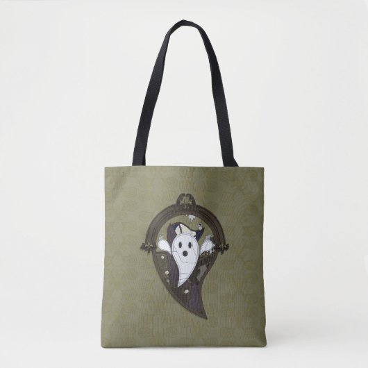 Die All-Over-Print-Tasche von Ghost Tasche (Vorderseite)