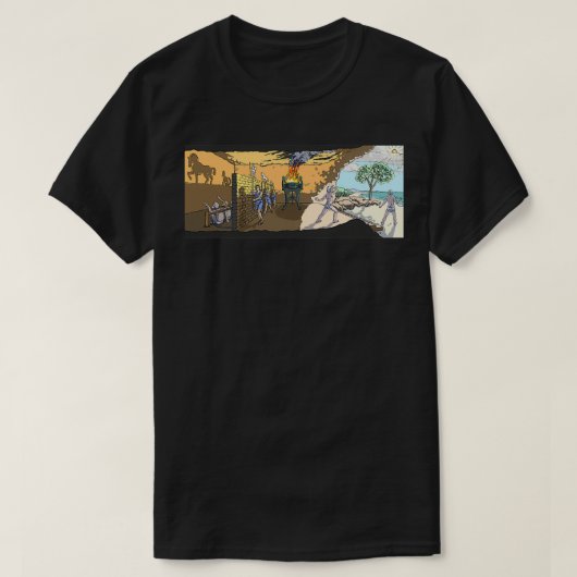 Die Allegorie der Höhle Platox27s Höhle T-Shirt (Design vorne)