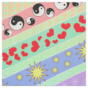 Die alles bedruckten Stoffe