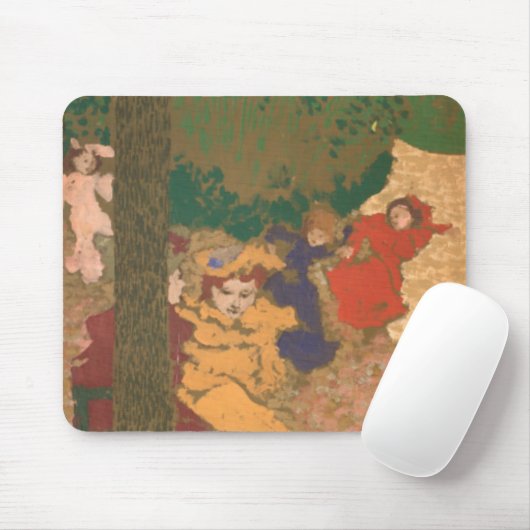 Die allgemeinen Gärten: Junge Mädchen-Spielen Mousepad (Mit Mouse)