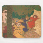 Die allgemeinen Gärten: Junge Mädchen-Spielen Mousepad (Vorne)