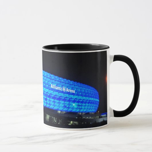 Die Allianz-Arena nachts, München Tasse (Rechts)