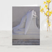 Die Alone Angel Card niemals abwischen (Seitenansi Karte (Gelbe Blume)