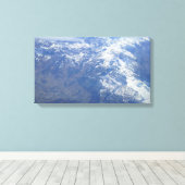 Die Alpen aus der Luft Leinwanddruck (Insitu (Holzboden))