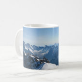 Die Alpen - ausgezeichnet! Kaffeetasse (Vorderseite Links)
