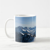 Die Alpen - ausgezeichnet! Kaffeetasse (Links)