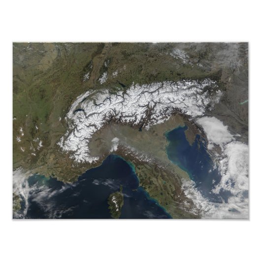 Die Alpen Fotodruck (Vorne)